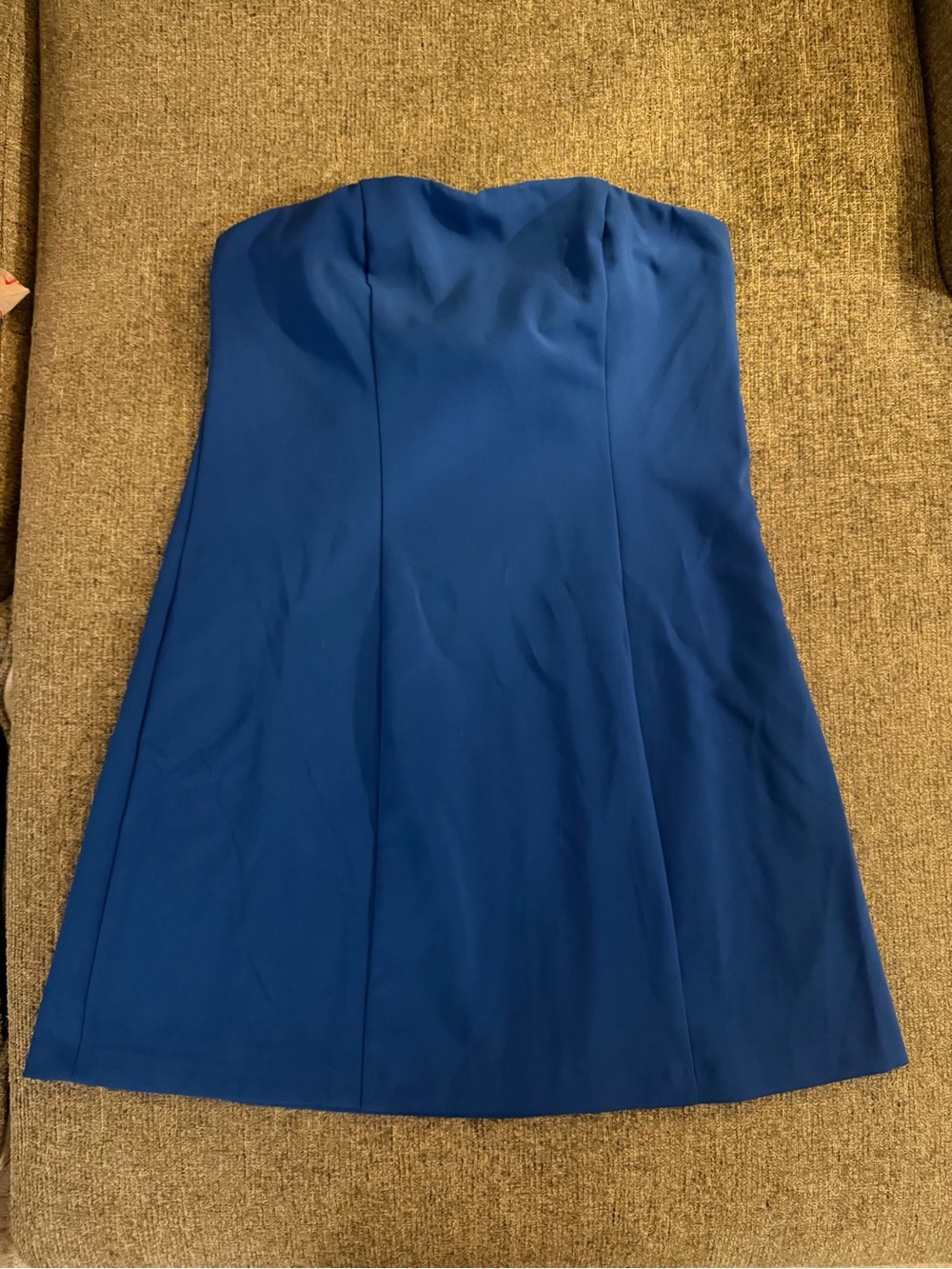 a new day Strapless Royal Blue Mini Dress